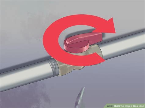 how to cap a gas line